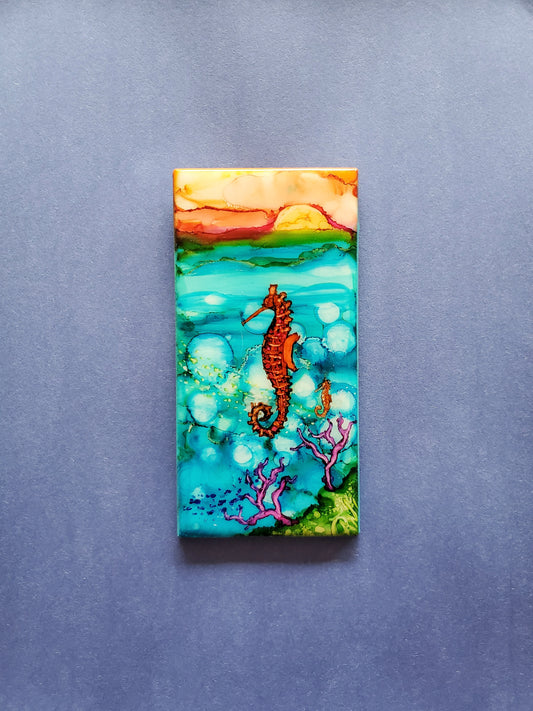 Seahorse Ocean Life Tile