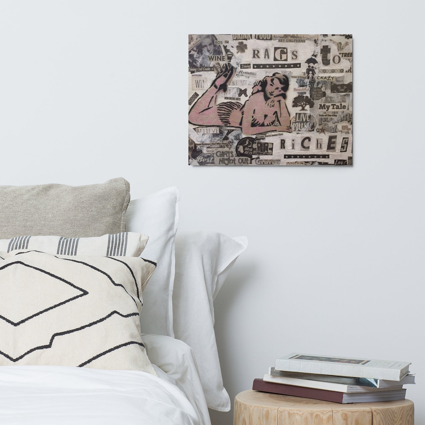 Rags to Riches Pin-Up Metal prints