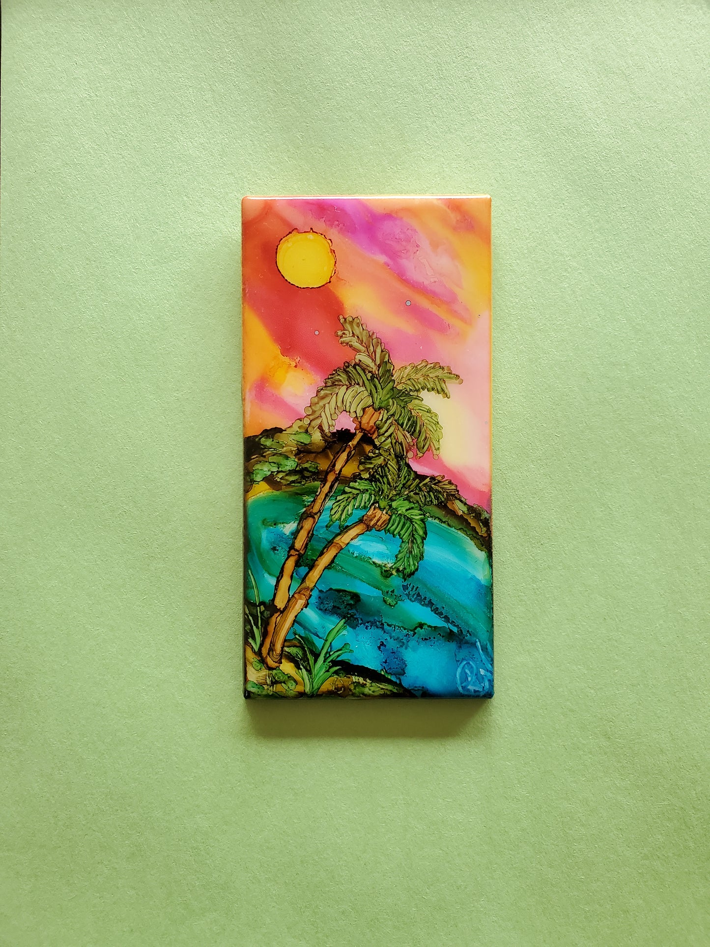 Double Palm Paradise Tile