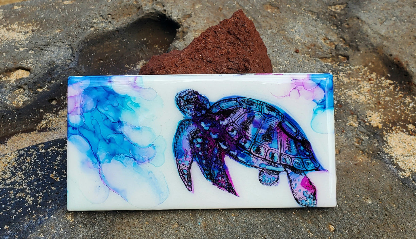 Purple Blue Turtle