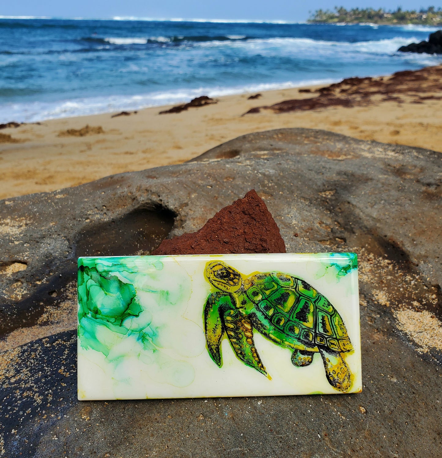 Green Turtle Tile