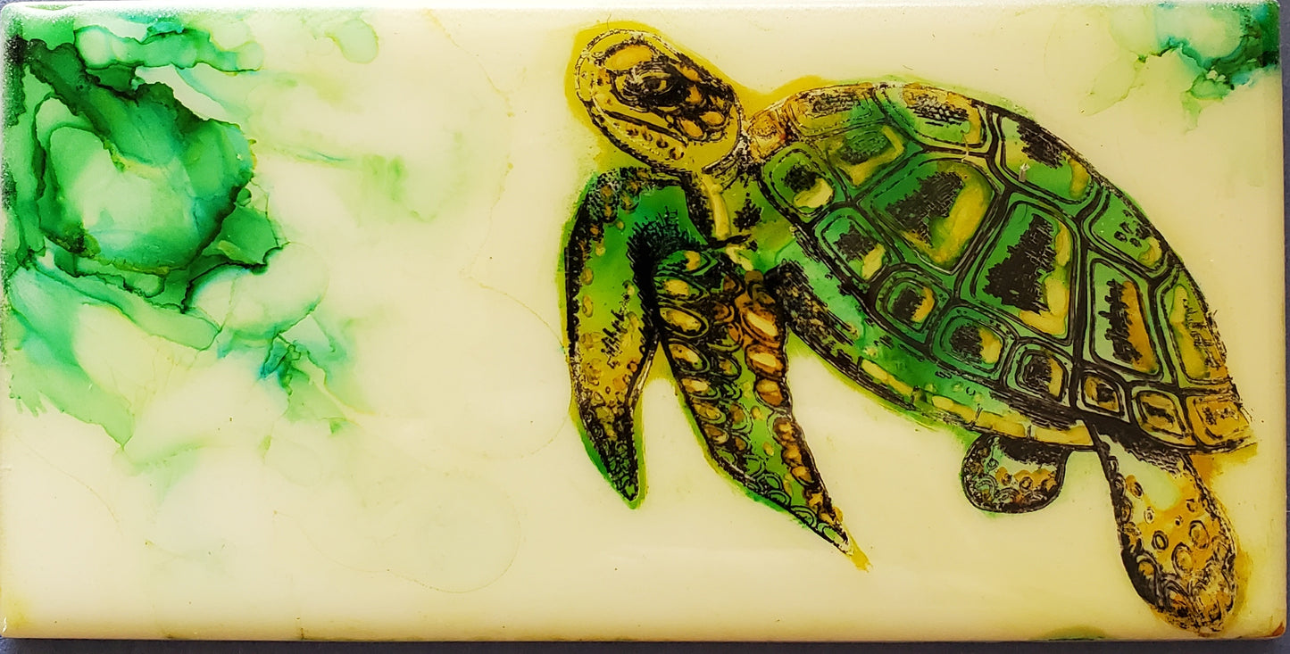 Green Turtle Tile