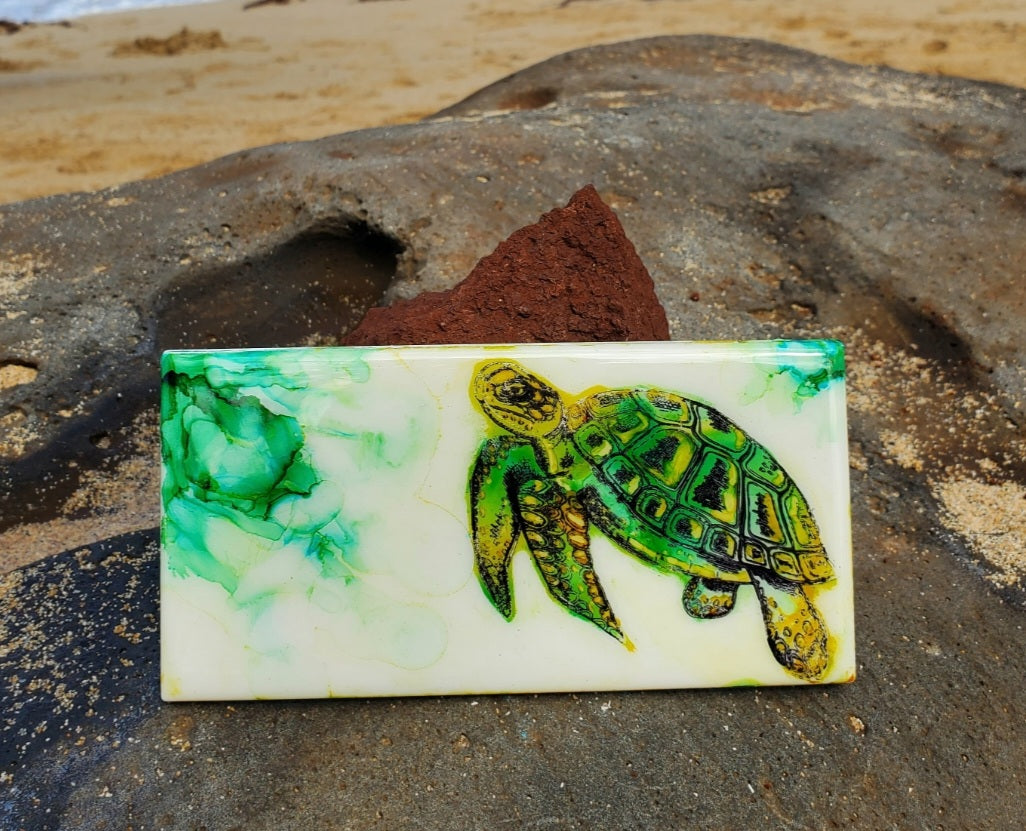 Green Turtle Tile