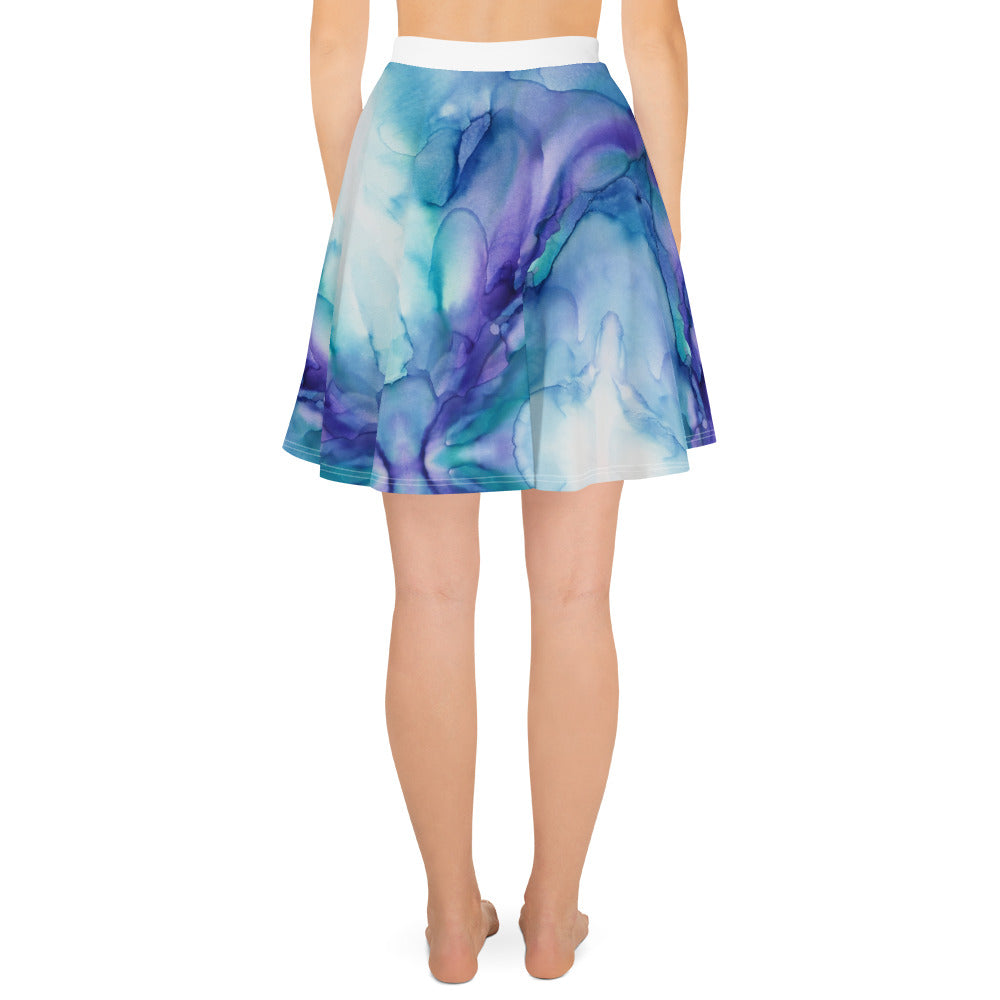 Ocean Splash Skater Skirt