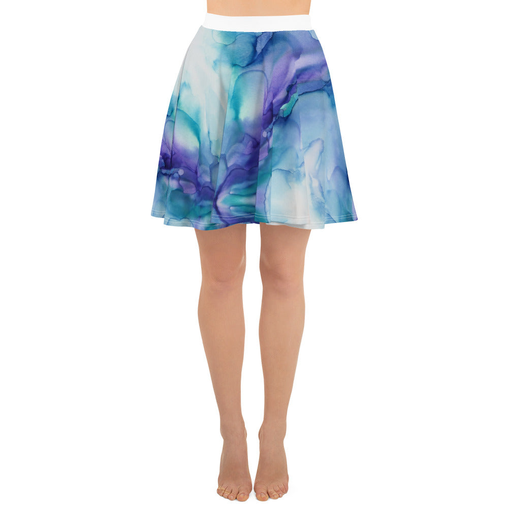 Ocean Splash Skater Skirt