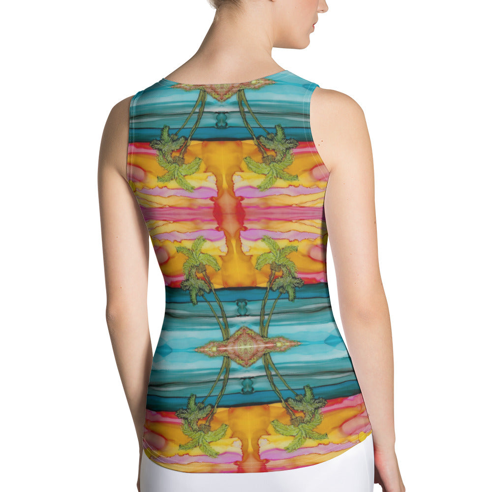 Paradise Palm Tank Top