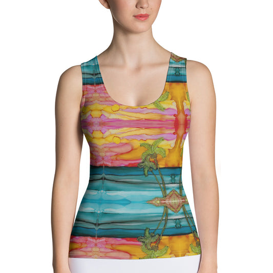 Paradise Palm Tank Top