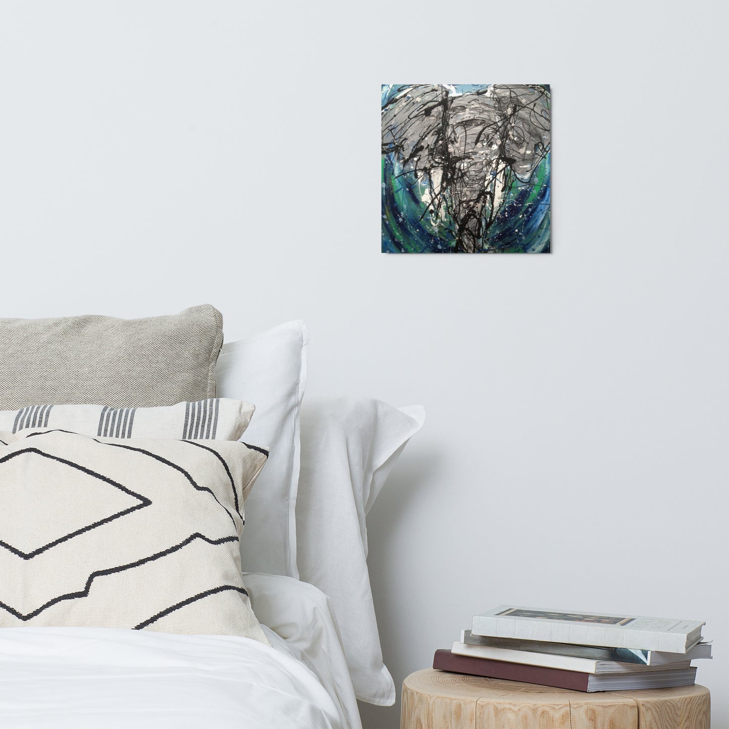 Abstract Elephant Metal prints