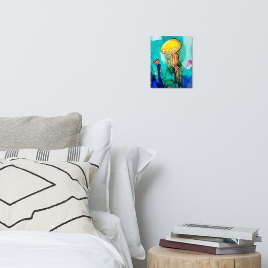 Yelly Jelly Metal prints