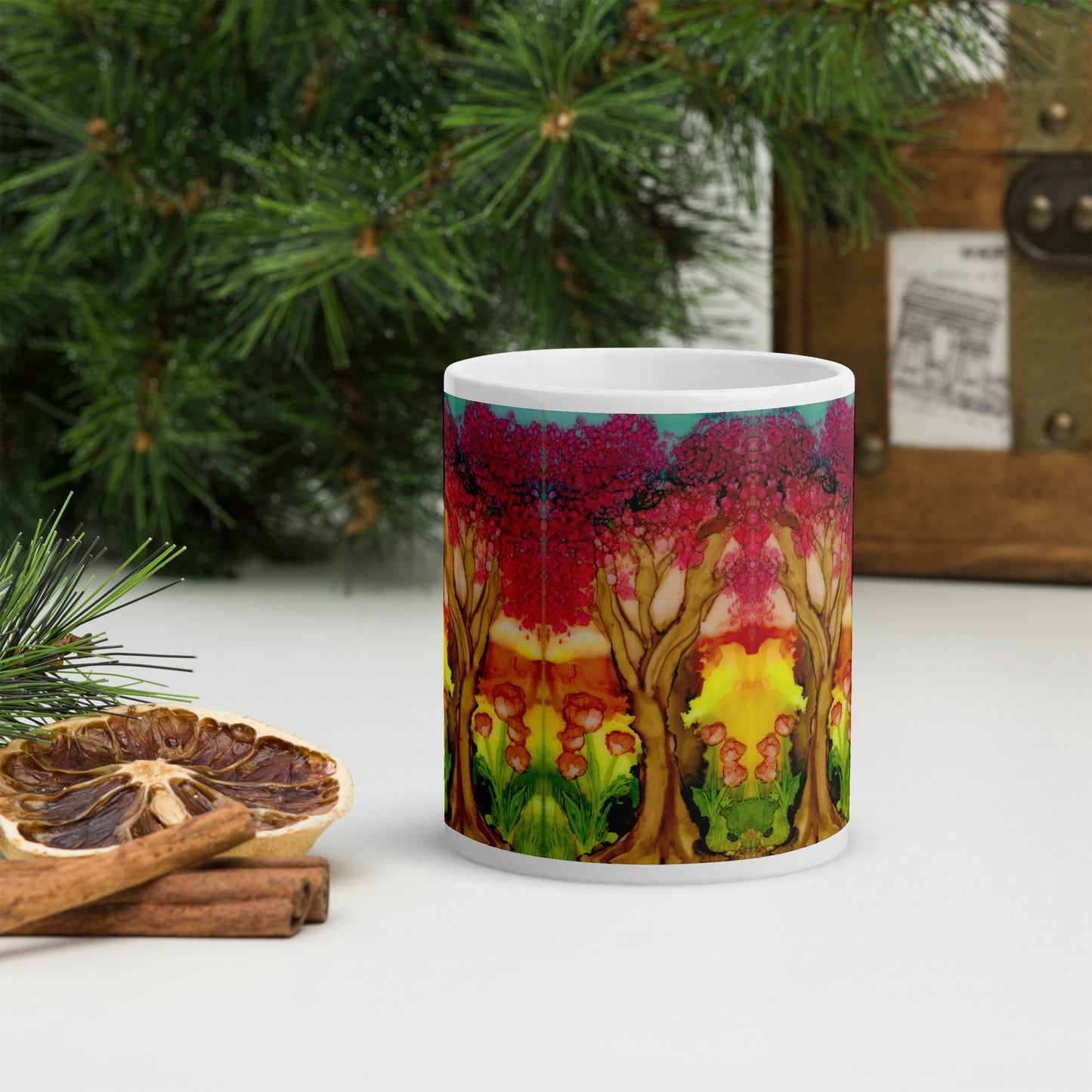 Spring Tree glossy mug