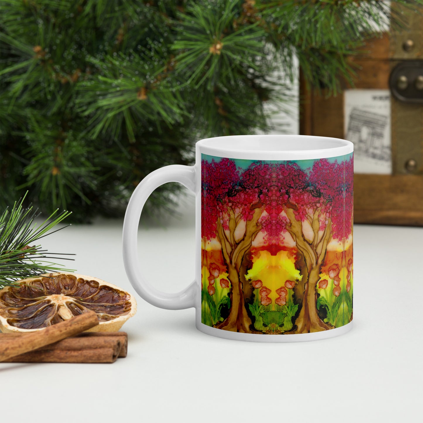 Spring Tree glossy mug