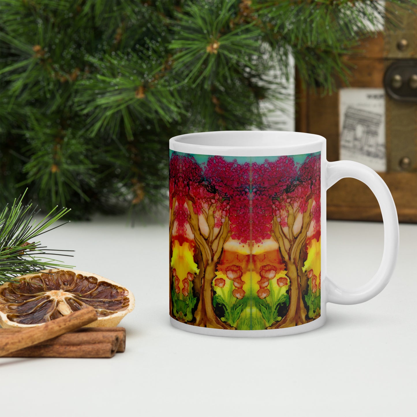 Spring Tree glossy mug