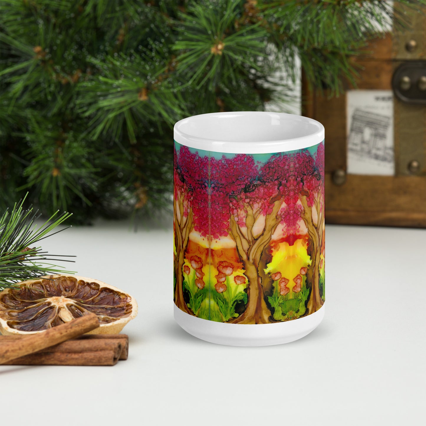 Spring Tree glossy mug