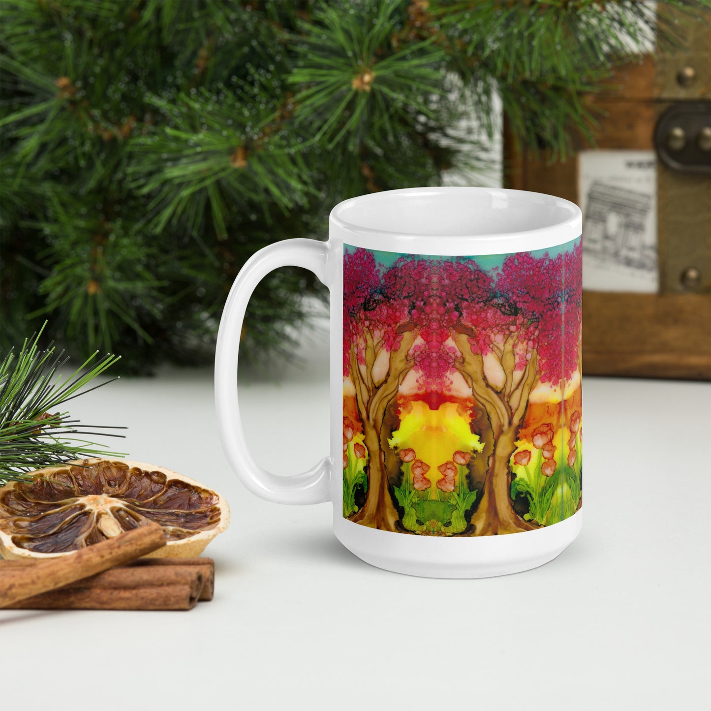 Spring Tree glossy mug